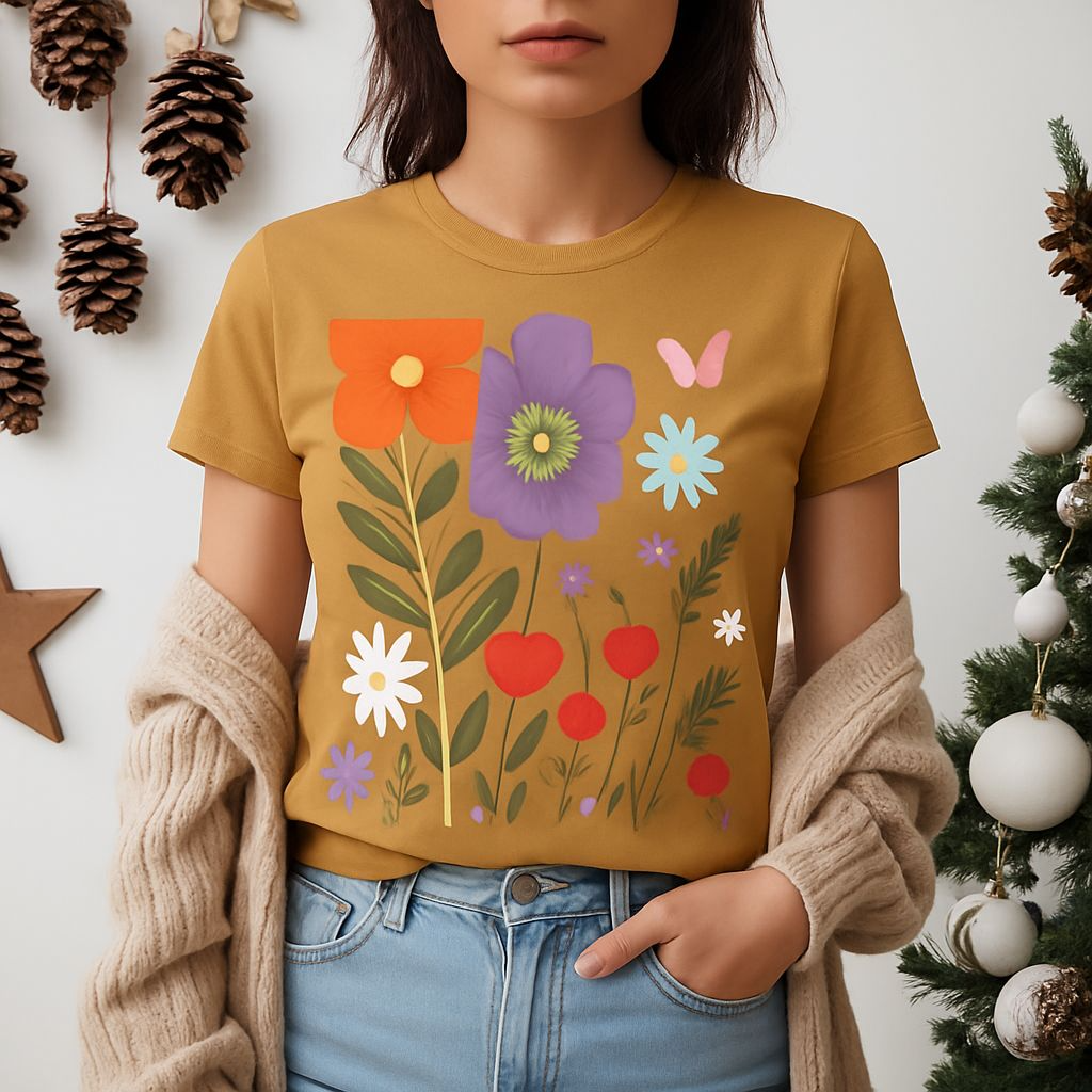 Floral Vibes Unisex Tee