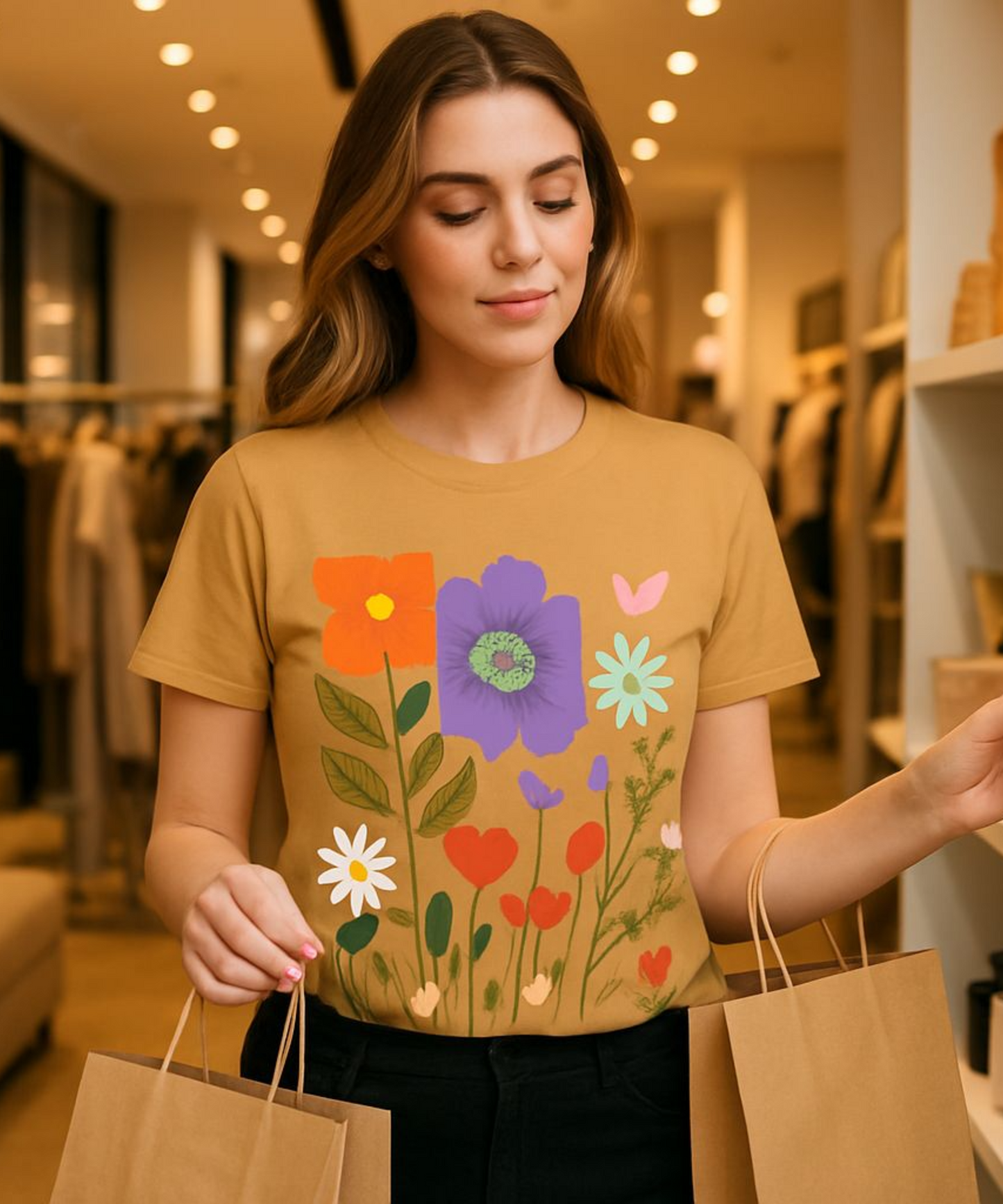 Floral Vibes Unisex Tee