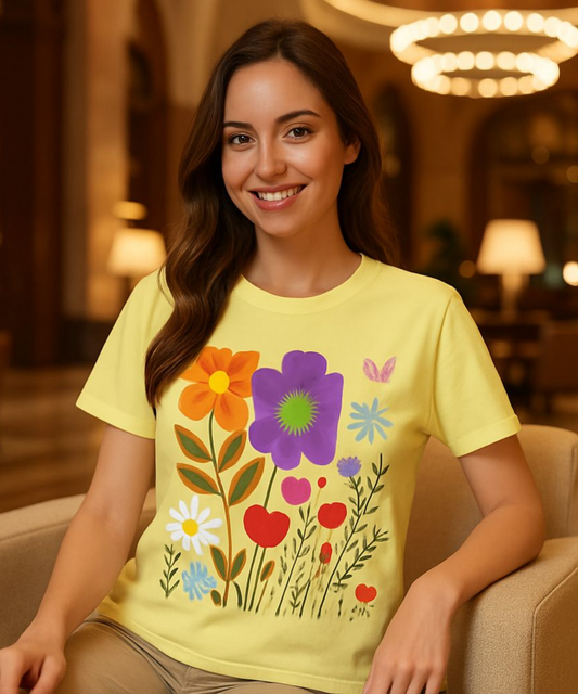 Floral Vibes Unisex Tee