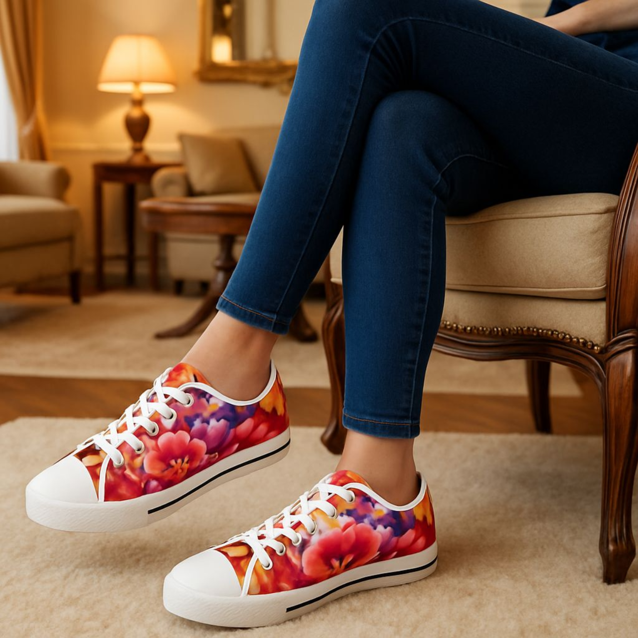 Floral Sneakers