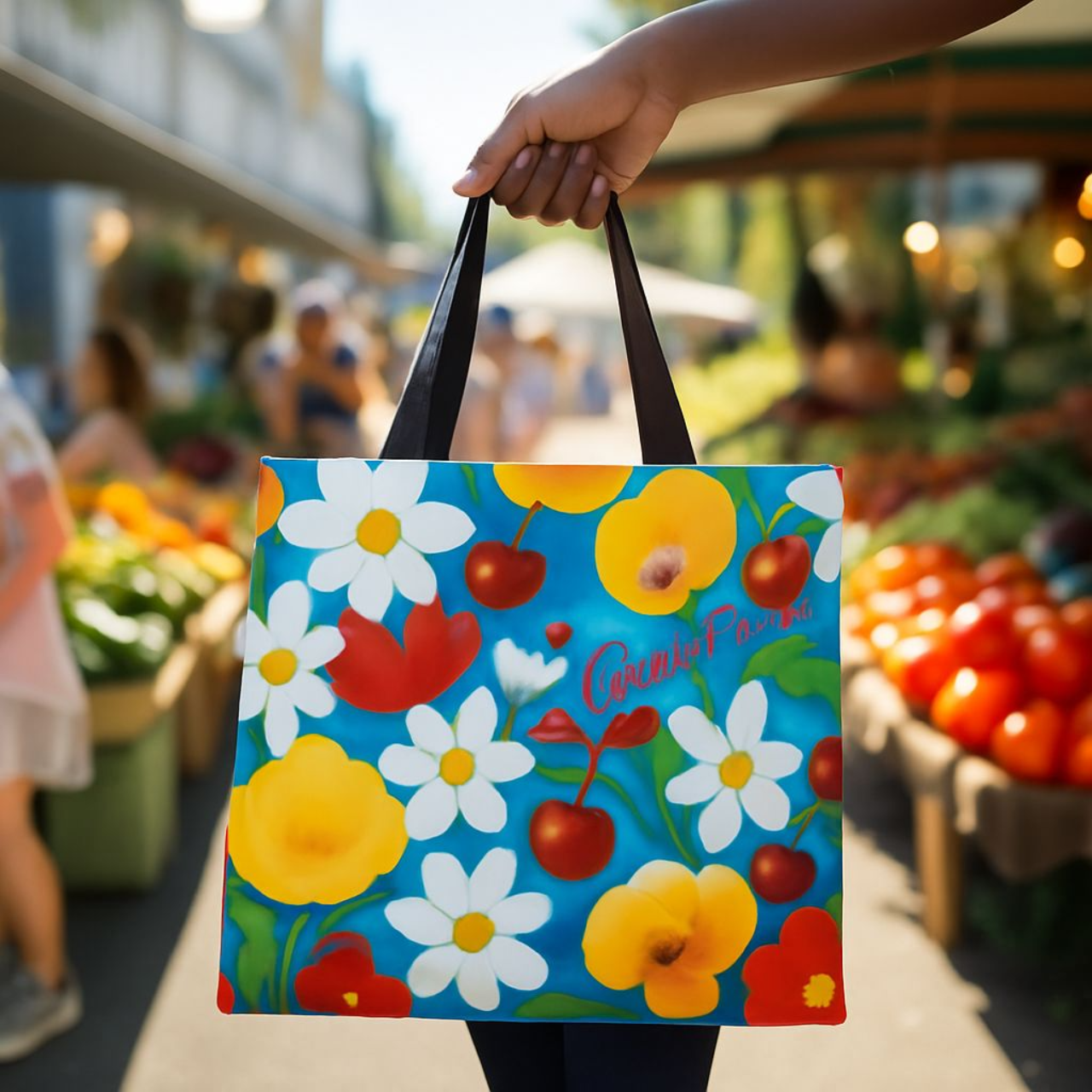 Floral Tote Bag