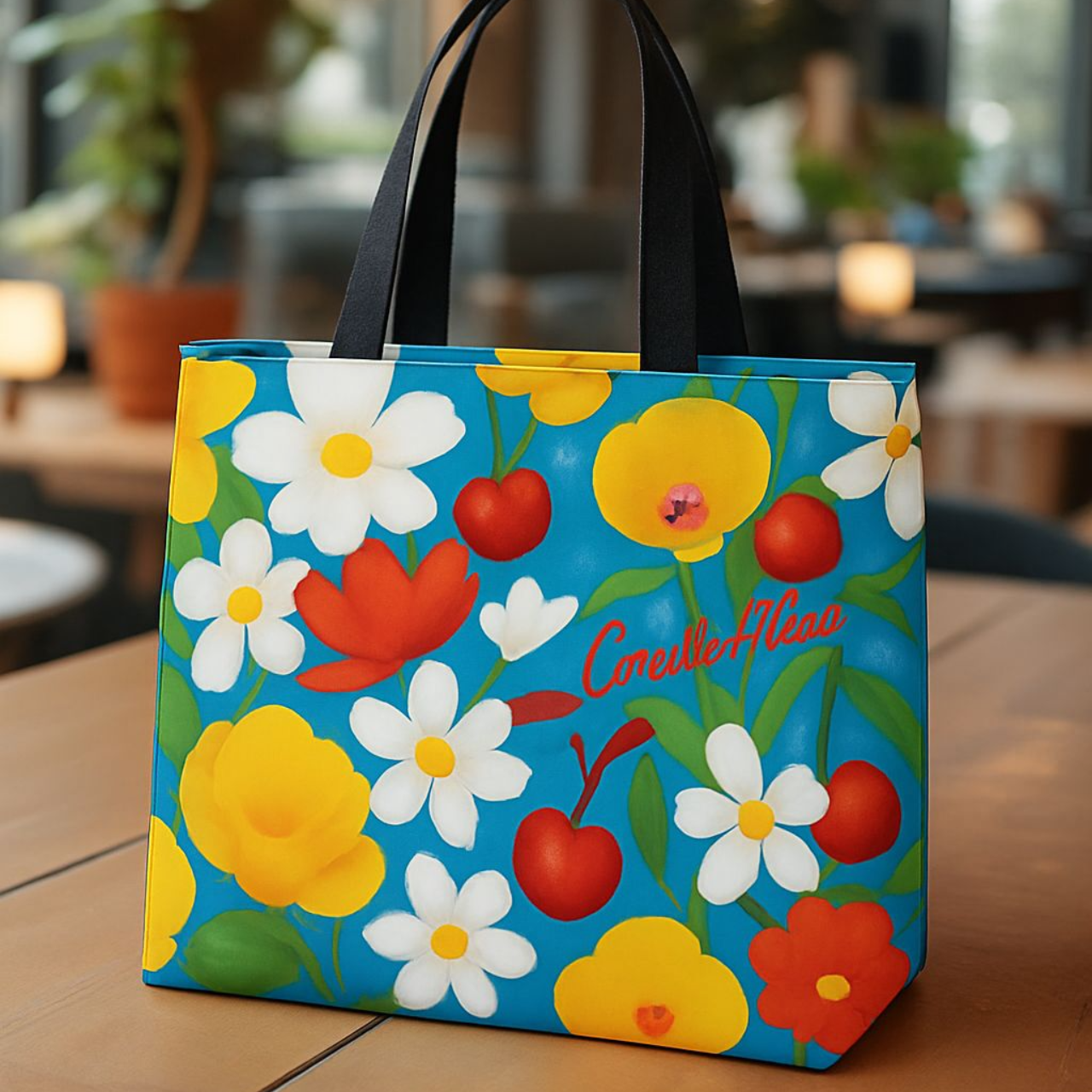 Floral Tote Bag