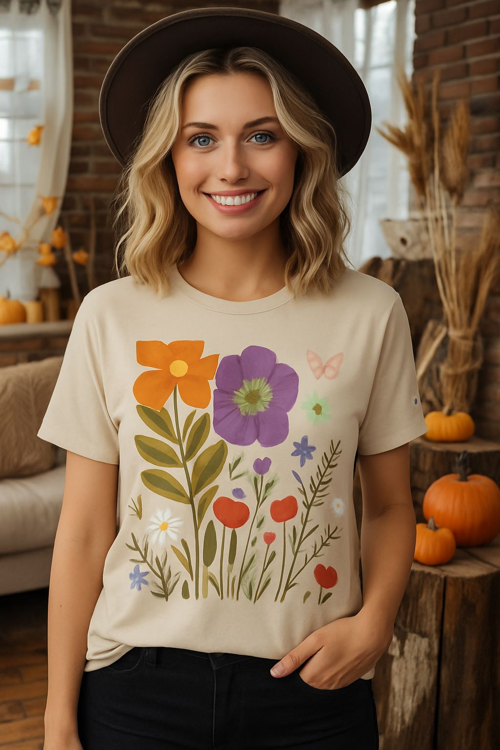 Floral Vibes Unisex Tee